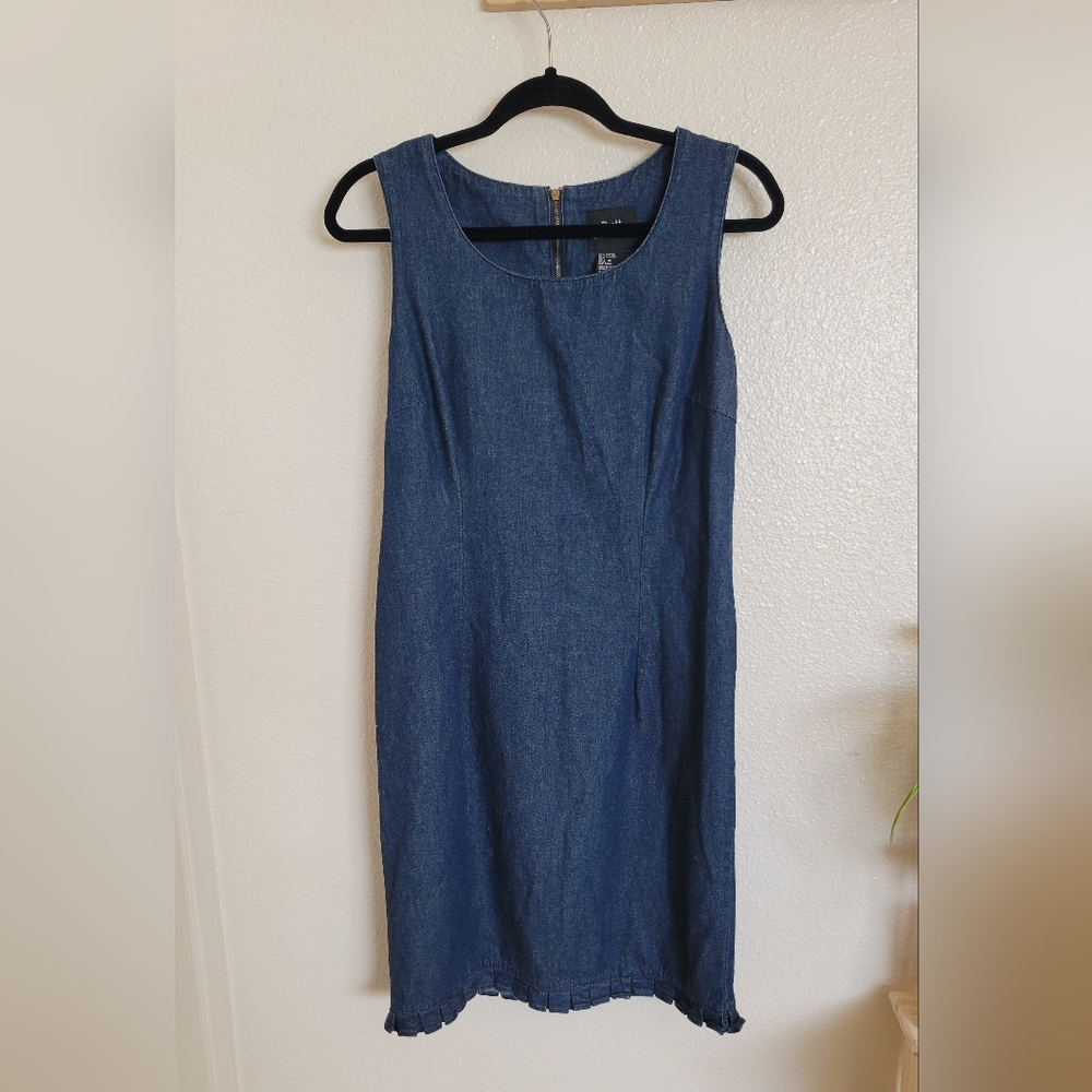 Vintage Denim Dress, Size 10